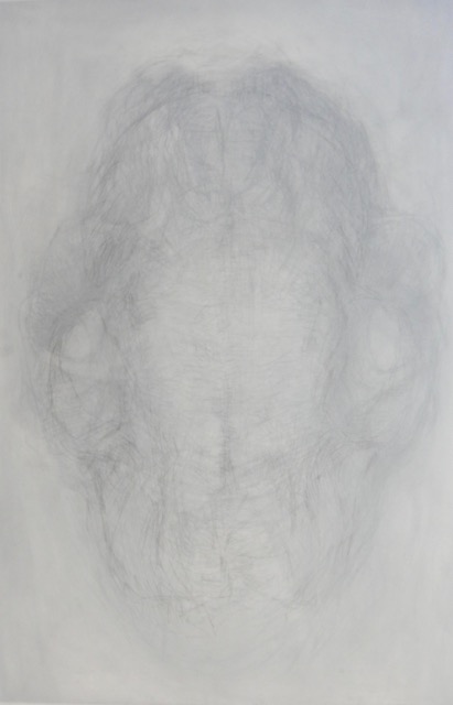 Sch&auml;del. Reh. 80 x 60 cm 