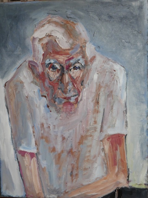 &Ouml;l auf Jute 80 x 60 cm